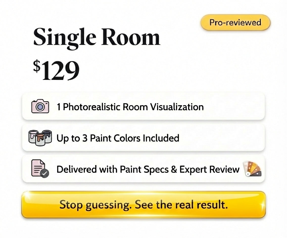 Single Room Paint Preview